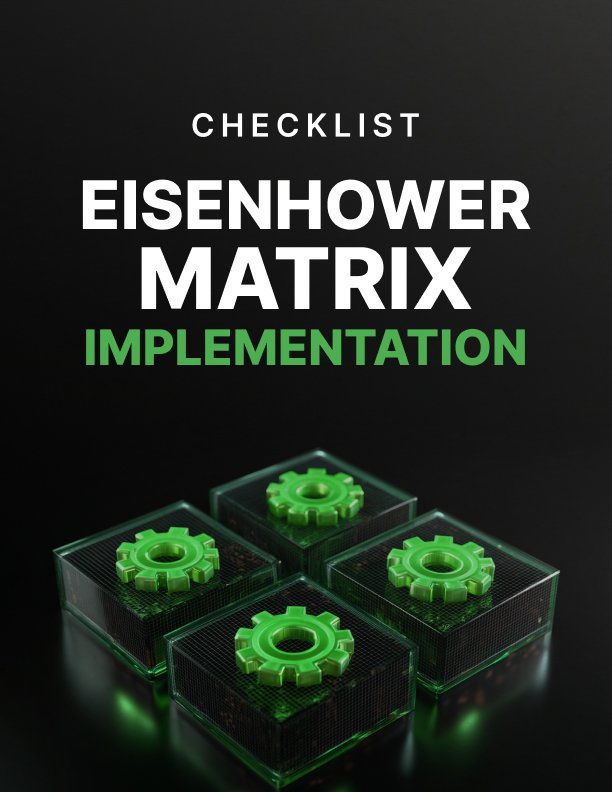 The Eisenhower Matrix Implementation Checklist